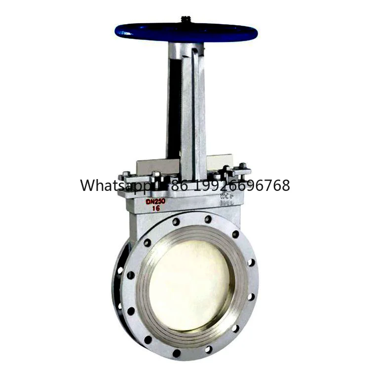 

TKFM Wcb Manual Slide Wafer Wheel Handle Knife Gate Valve for Discharge Slurry