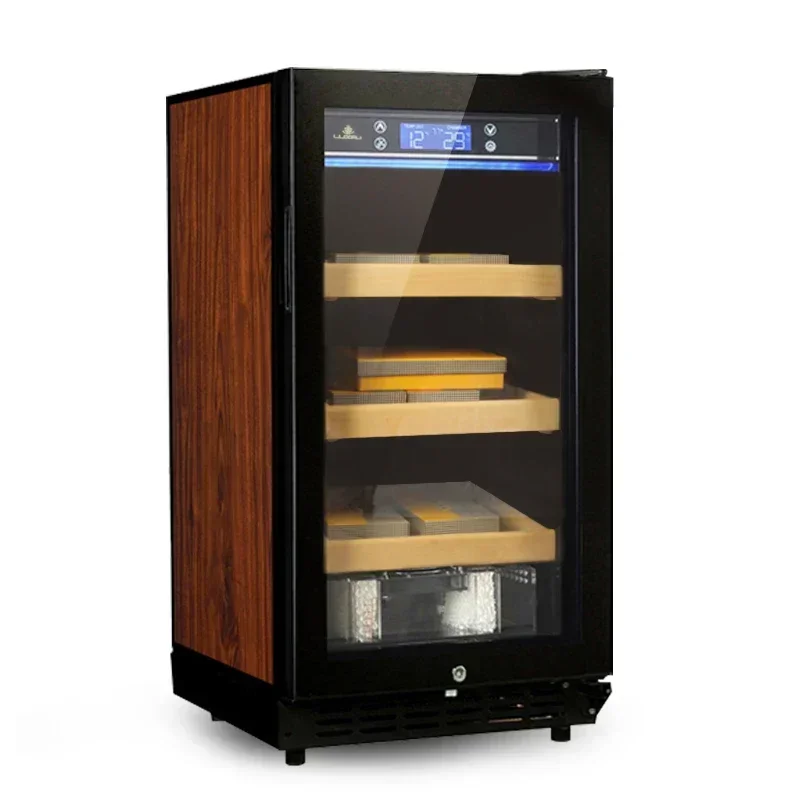 New Household Cigar Cabinet Constant Temperature And Humidity Cigar Cabinet Three-layer Cigar Case Wine Cabinet