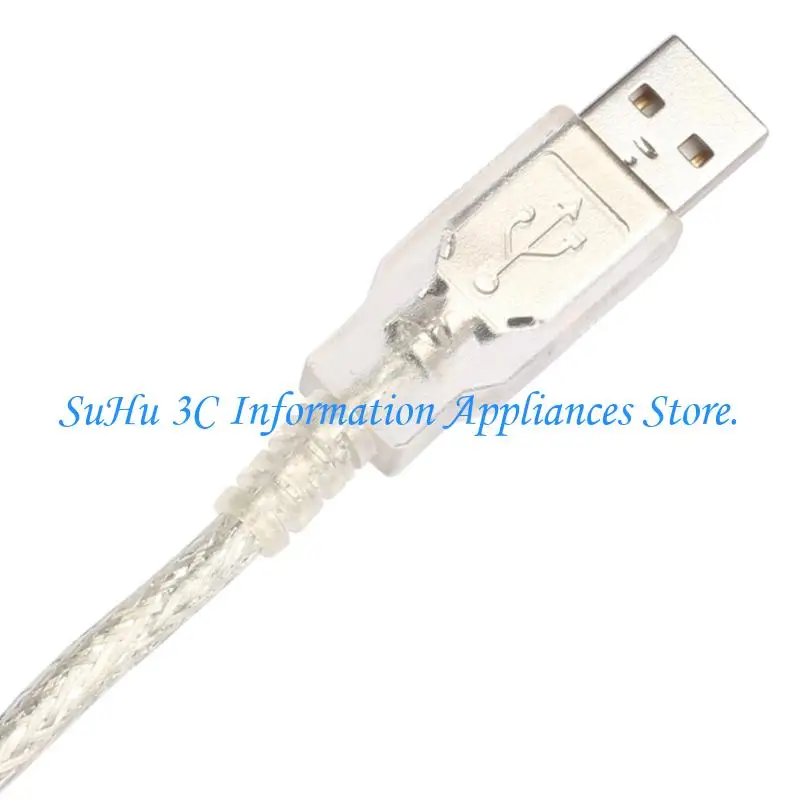  USB-A Male-to-Female Cable with Adjustable Positioning USB 2.0 Extension Cord