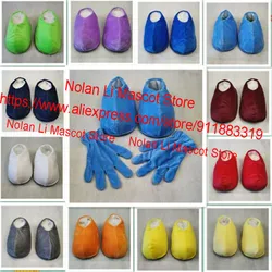 Customizable Mascot Costume Gloves And Shoes Cosplay Game Party Adults Size Halloween Carnival Wedding Party 32 Colors