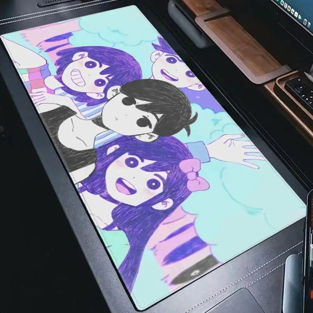 

O-Omori Aubrey Basil Mouse Pad Mouse Pad Desk Mouse Pad Cute HD Desk Pad Extended Gaming Keyboard Mats Large XXL Gamer Mousepad