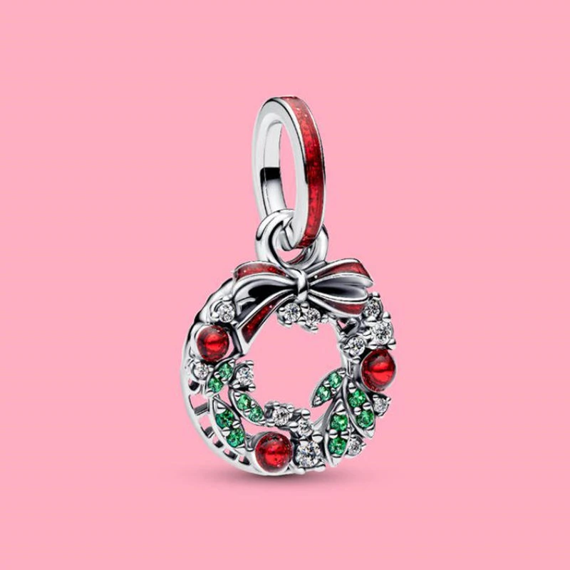 2026 جديد عيد الميلاد سلسلة قلادة الأيائل و قزم الثلج سحر الخرز صالح الأصلي عموم سوار DIY بها بنفسك النساء المجوهرات هدية عيد #2