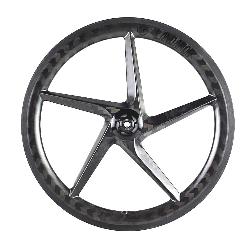 Bike Carbon Wheel 5 Spoke Bicycle Wheelset 16 20 inch 349 406 451 Rim Disc Brake Ceramic for Brompton Birdy Dahon Tern Java