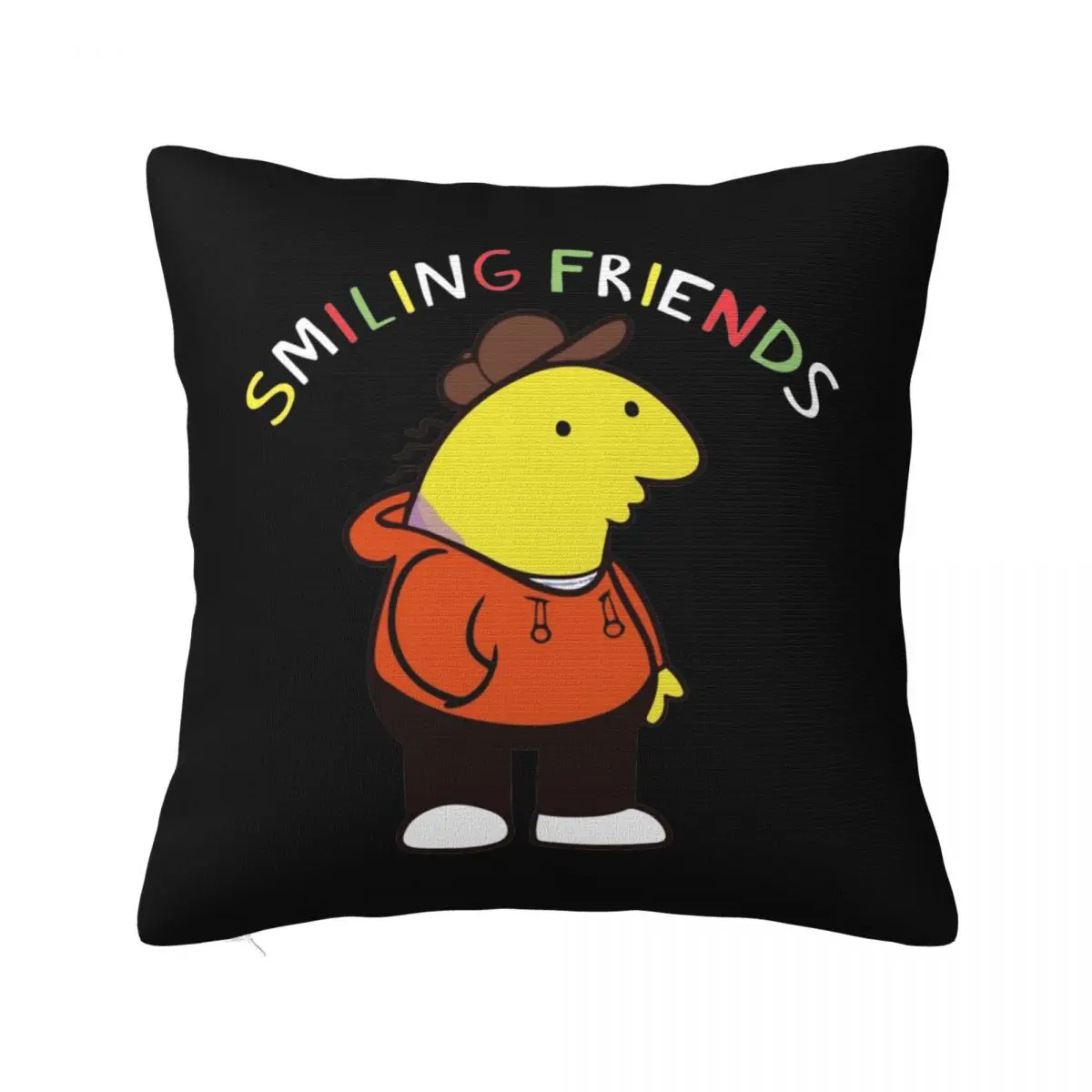 Smiling Friends Pillowcase Polyester Cushion Cover Decorative Charlie Cartoon Throw Pillow Case Cover Seat Drop Shipping 40X40cm