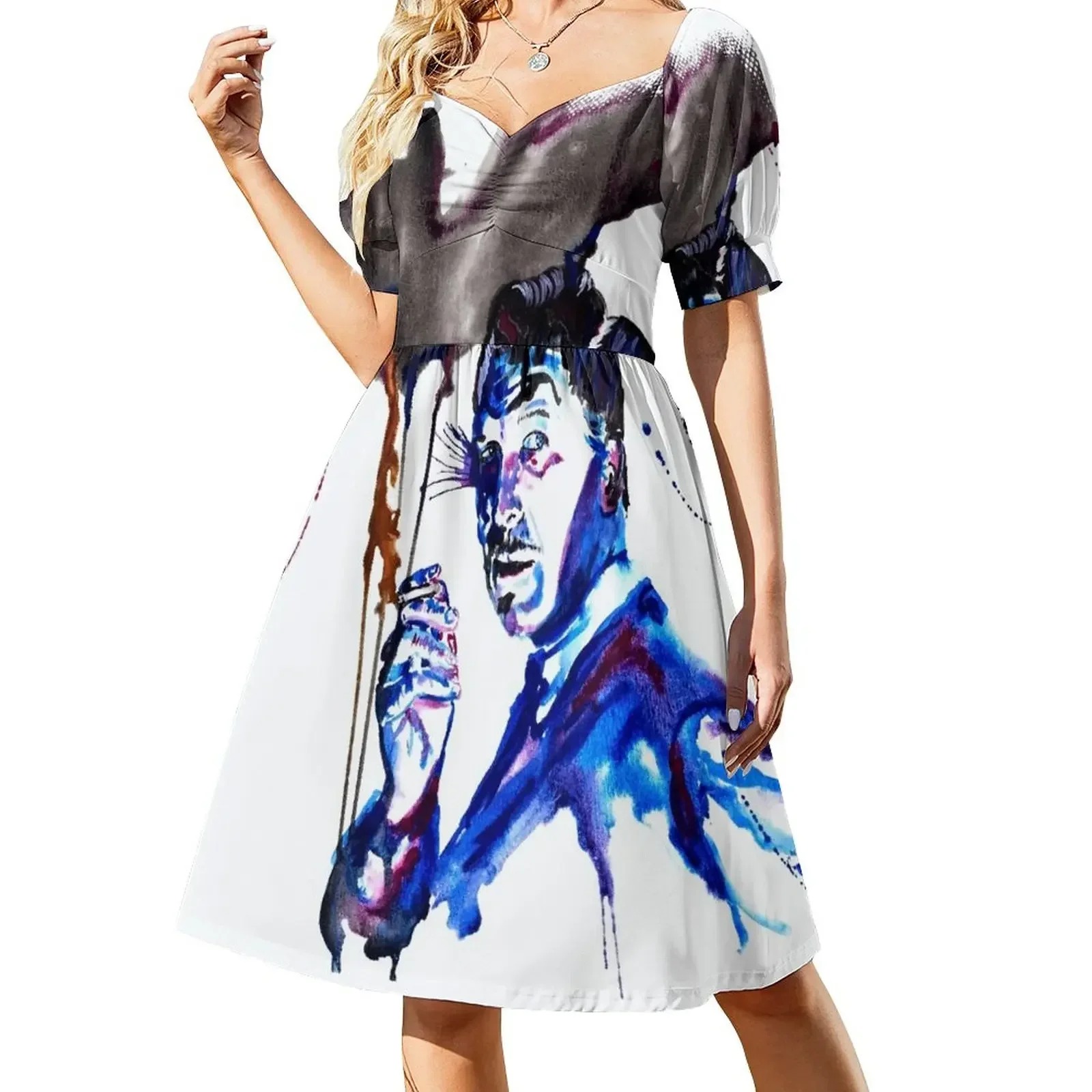 

Vincent Price Bat Short-Sleeved Dress dresses summer woman 2025 summer outfits for women 2025