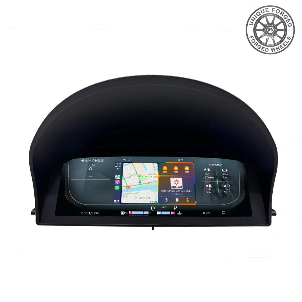 

Foforfor Car Digital Cluster for V8 2002-2012 Linux System Auto Speedometer LCD Dashboard Instrument Plug and Play