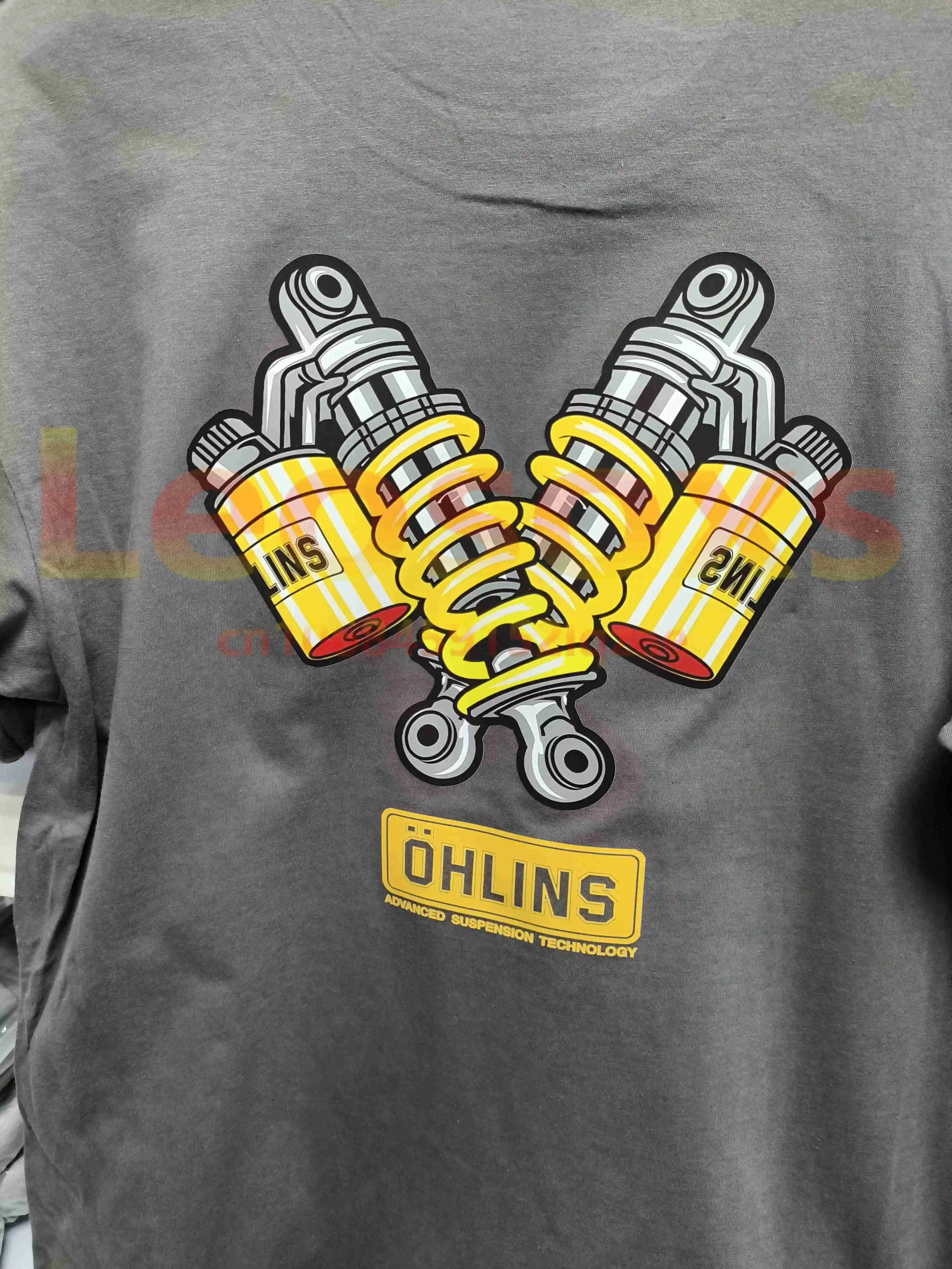 Humorous Men\'s Ohlins Sports Racing T-Shirt Pure Cotton Casual Impact RXF34 M.2 Extreme Sports Gift Short Sleeve