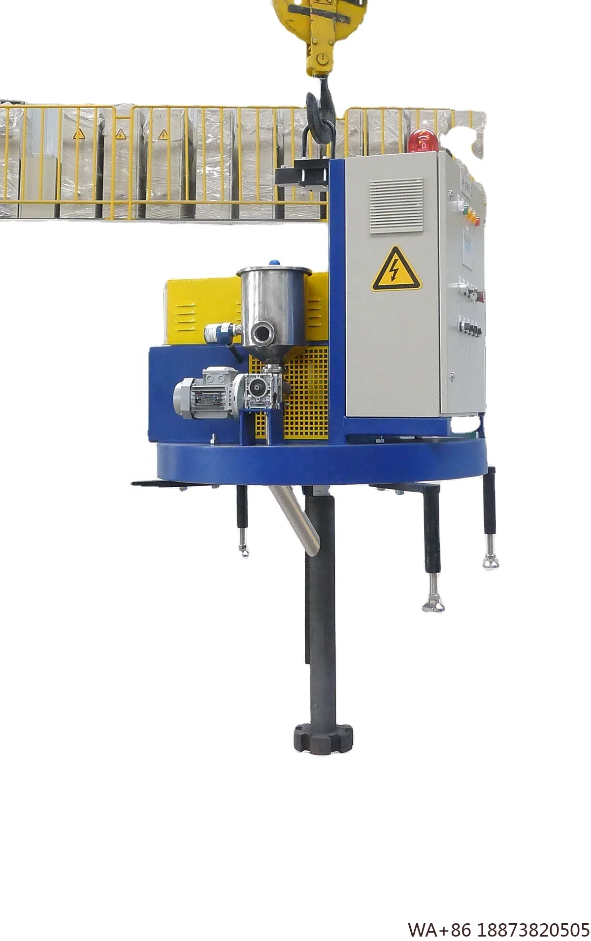 معدات التفريغ والتدفق الدوارة من الألومنيوم مع دوار الجرافيت وعمود للنقاء المنصهر #1