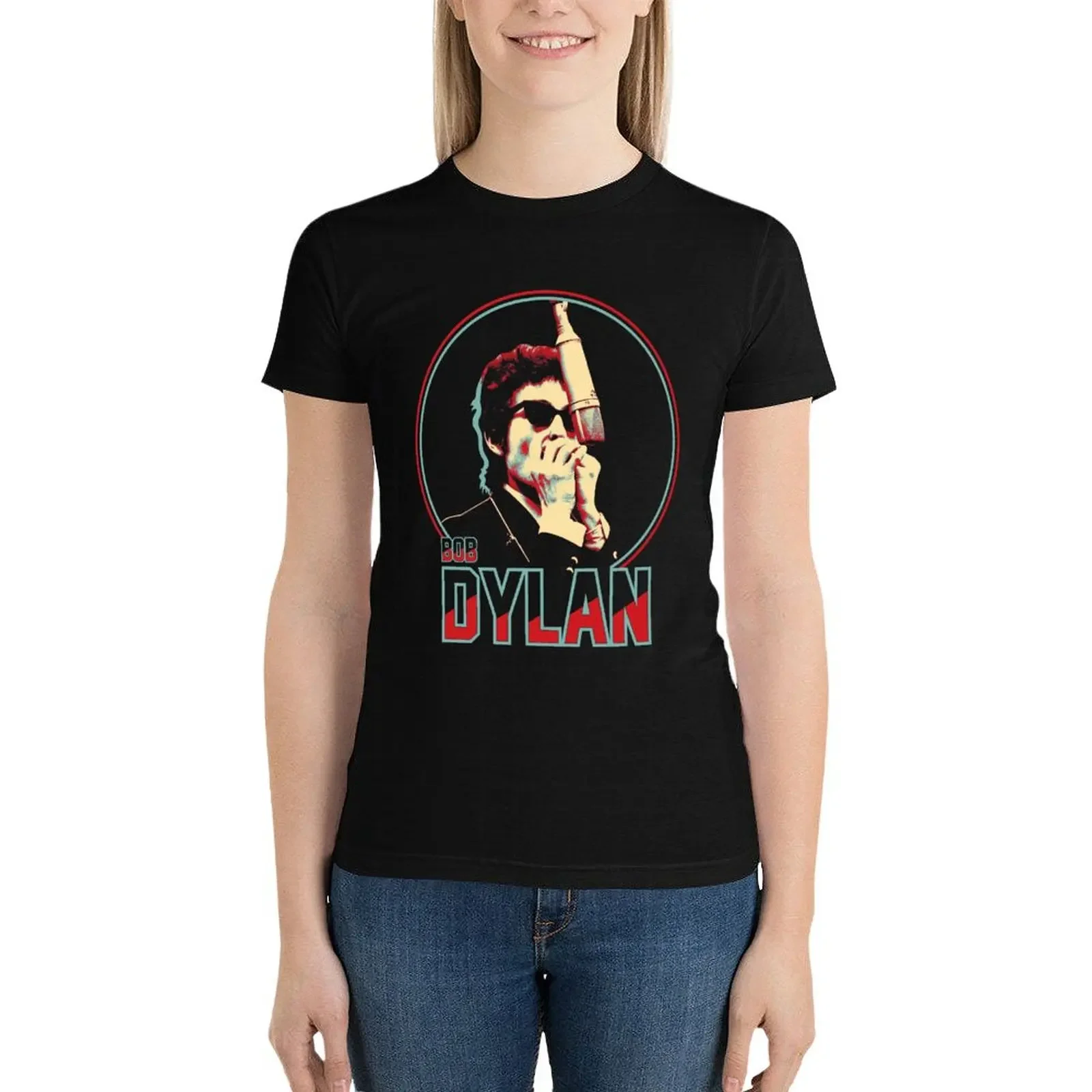 

Bob_Retro_Vintage_Pop_Art Dylan T-Shirt summer clothes shirts graphic tees t-shirts for Women graphic tees funny