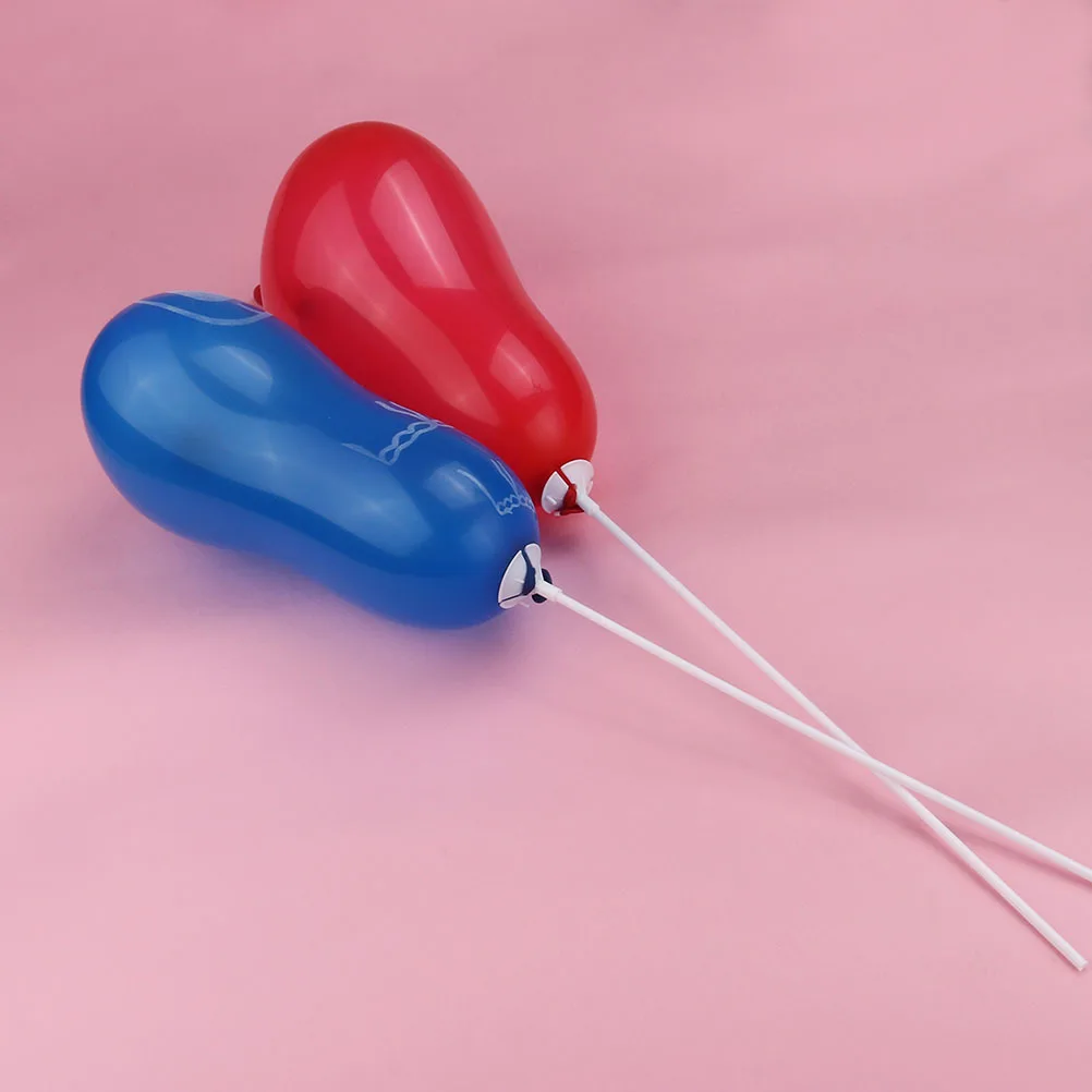 

250pcs Holder Durable Plastic Sticks For Balloon Stick Holder Wedding Party Festival Decoration Balloon Cups Sticks