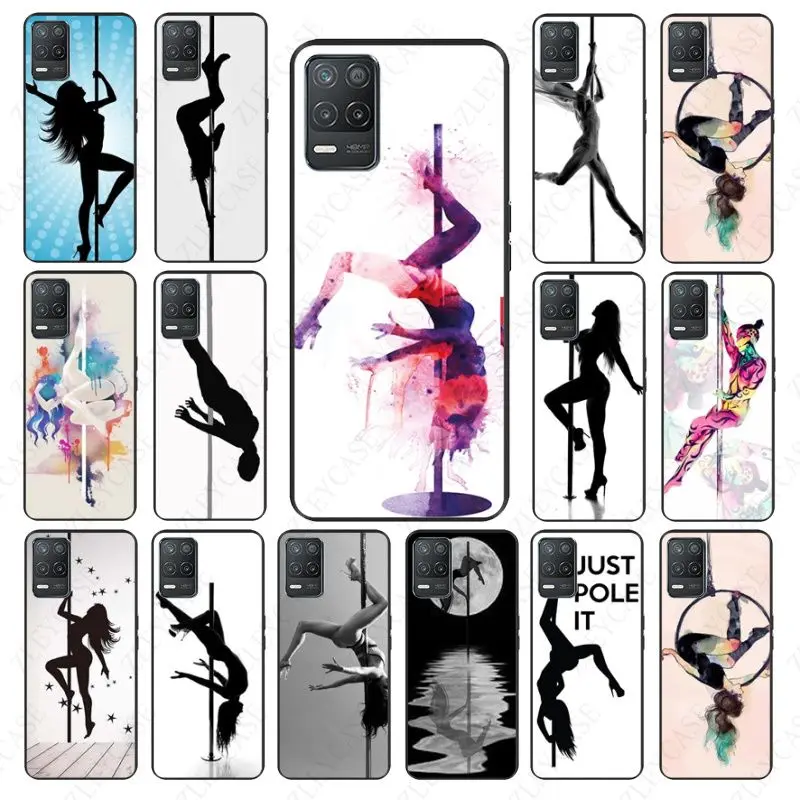 funda Pole dance dancing girl Phone cover For oppo Realme C25Y C55 C25S S21Y C11 6i 9i 7pro 8pro 9pro 11pro plus 10 Cases coque