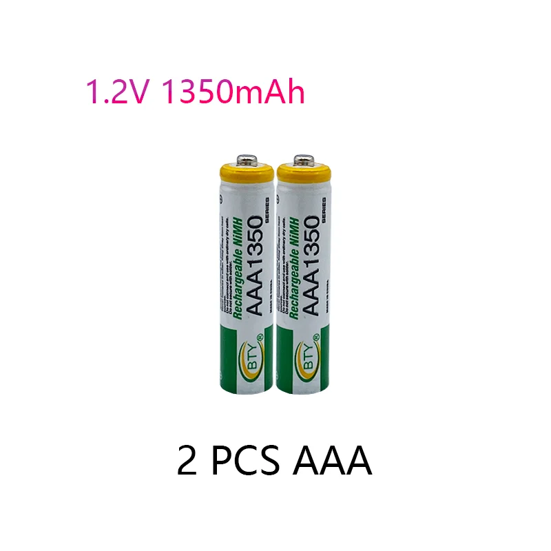 Bateria AAA 1.2V 1350mAh Ni-MH akumulator AAA do odtwarzaczy CD/MP3, latarki, zdalne sterowanie