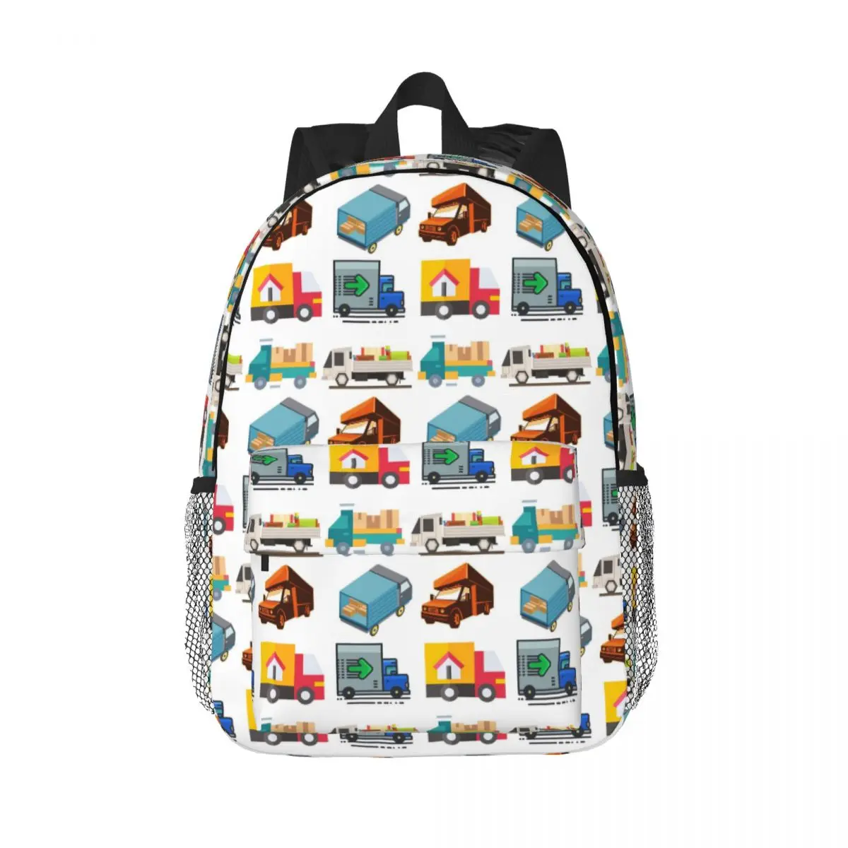 

Moving Trucks Backpack Hot Sale Daypack Large Capacity Boys Girls BookBag Shoulder Bags for Men Women Kids School Bag
