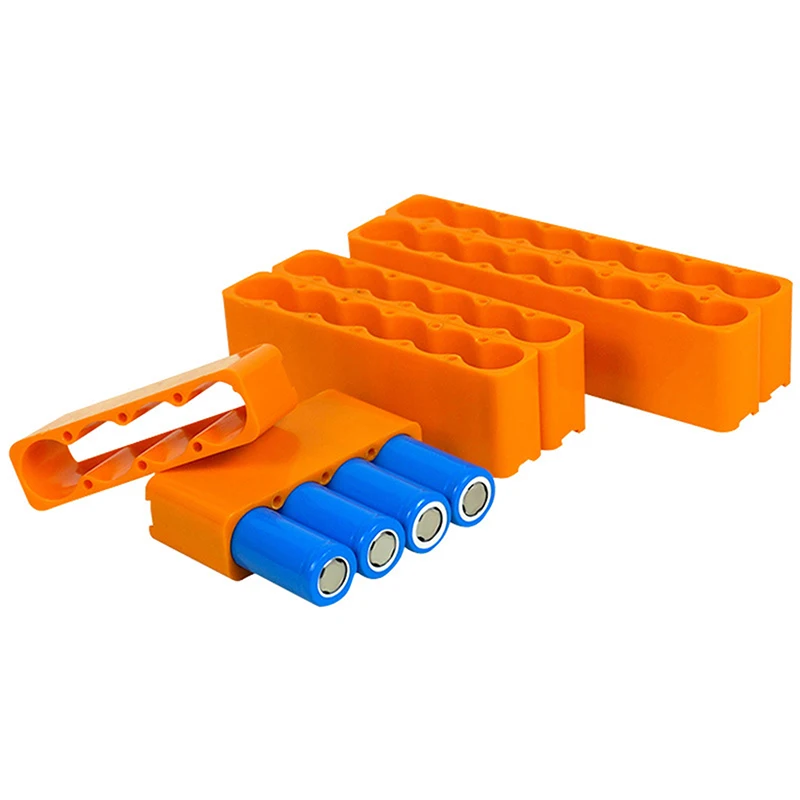 

18650 Battery Bundle Fixture for Spot Welding: Single-Row Spot Welding Support Tool with Double Sided Use