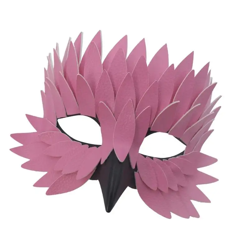 652F Artystyczny styl piórkowy Półmaska ​​na imprezy tematyczne i kreatywne odgrywanie ról Regulowane akcesoria kostiumowe