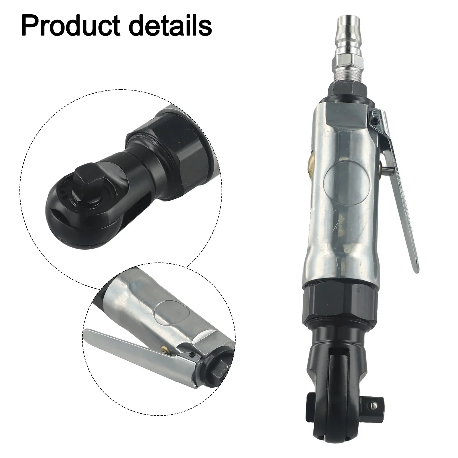

Adjustable Torque Wrench Air Pneumatic Ratchet Handheld Torque Repair Accessory Professional Repair Tool Reversely Adjustable