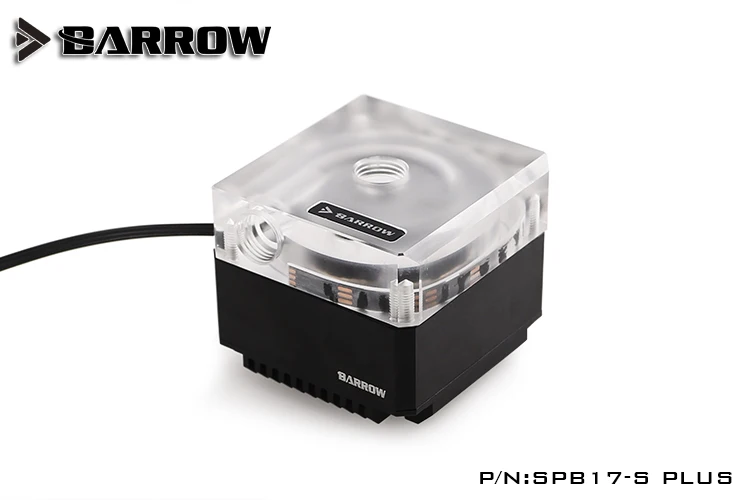 Barrow SPB17-S-PLUS, PLUS Version 17W PWM Pumps, LRC 2.0 With Aluminum Radiator Cover  barrow water cooling