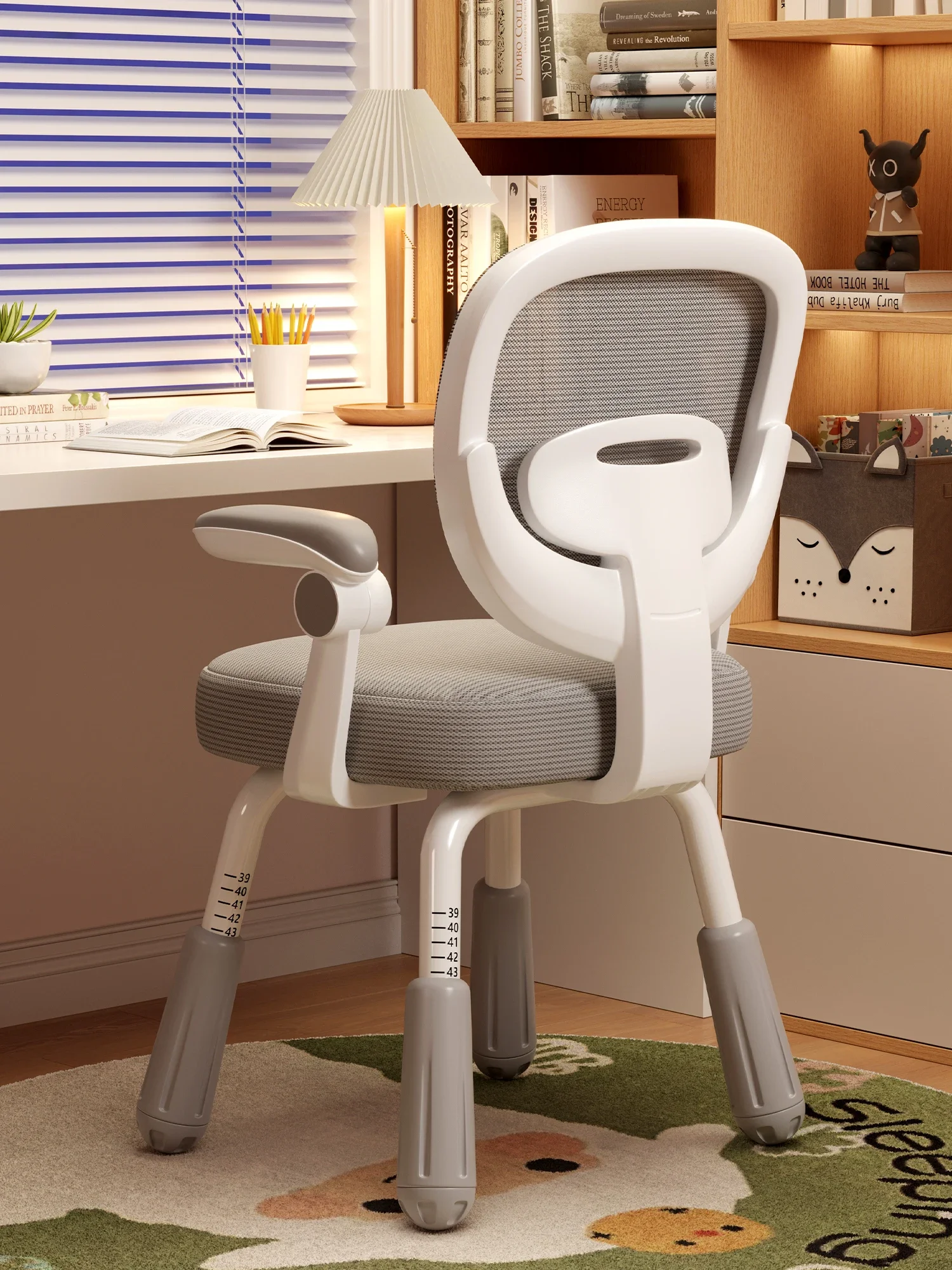 

study chair Household adjustment lifting student seat Desk writing chair Special back chair for correcting sitting posture
