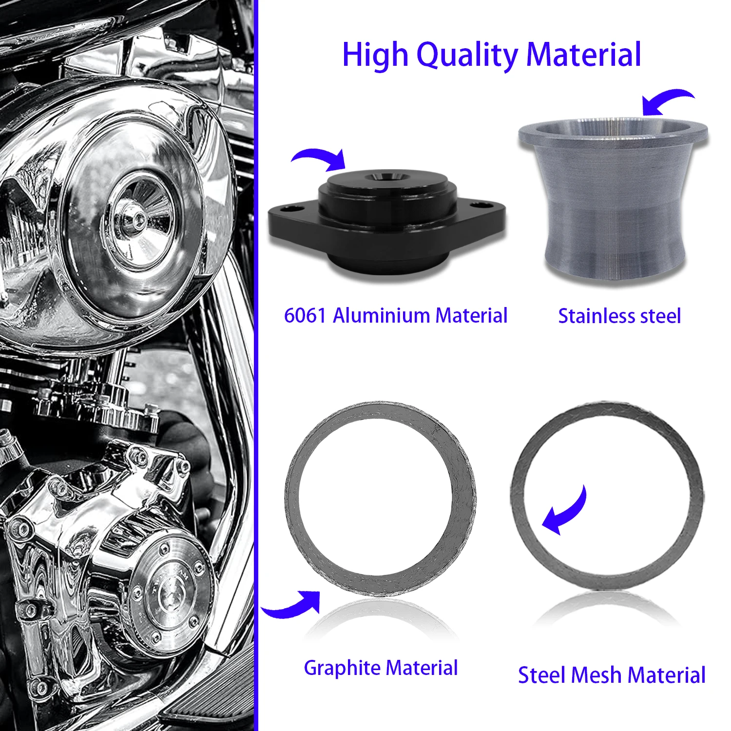 Port Torque Cones & Gaskets Seal Installer Tool For Harley Sportster 883 1200 Softail Iron 883 1200