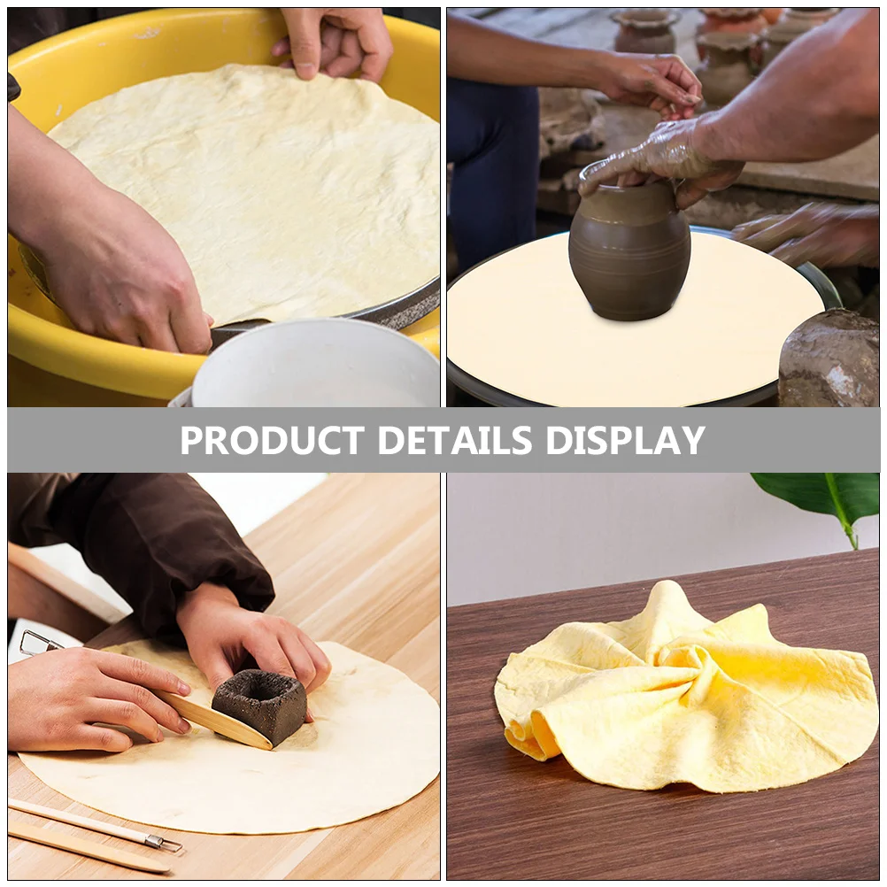 

Ceramic Pottery Pad Water Absorption Mat for DIY Clay Projects and Professional Artworks Stable Surface for Pottery Wheel