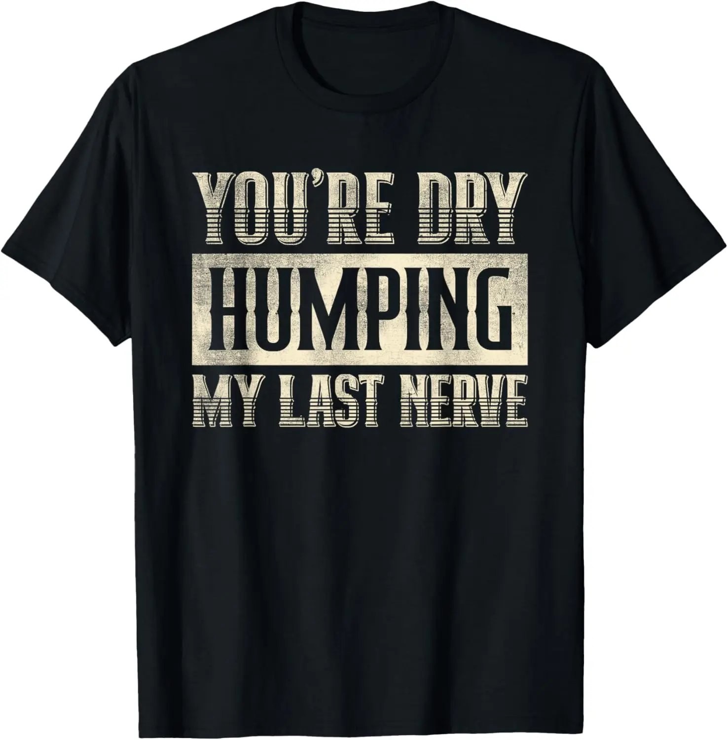

Футболка You're Dry Humping My Last Nerve с забавной надписью