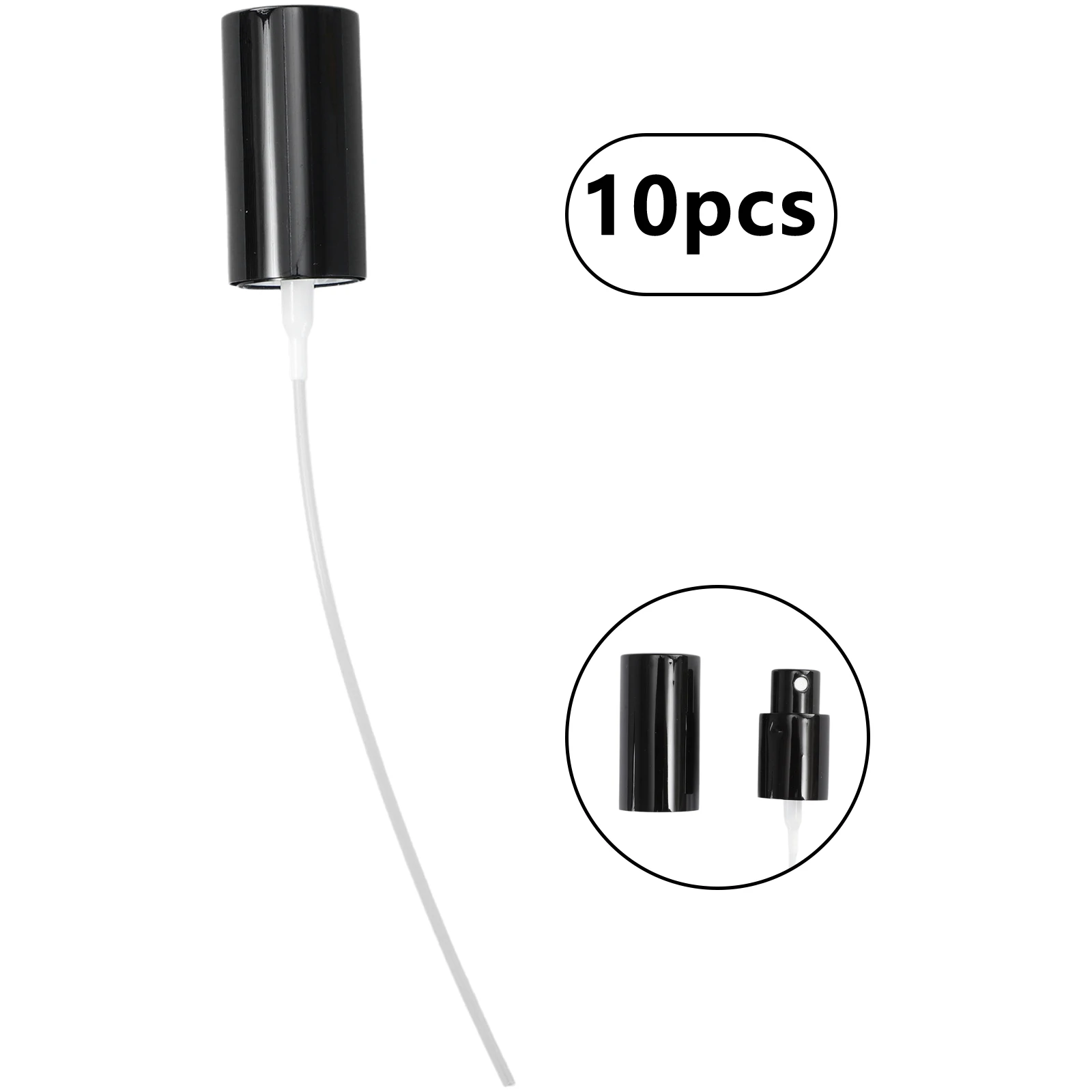 

10Pcs Spray Head Fine Mist Sprayer Bottle Pump Top Cosmetic Dispenser Pump for Perfume Essential Oil Toner Bottle Replace Nozzle