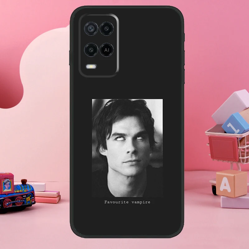 The Vampire Diaries Damon Salvatore Case For OPPO A74 A94 A54 A17 A57 A77 A5 A9 A53 S A15 A16 A76 A96 A52 A72 A58 A78 A98 Coque