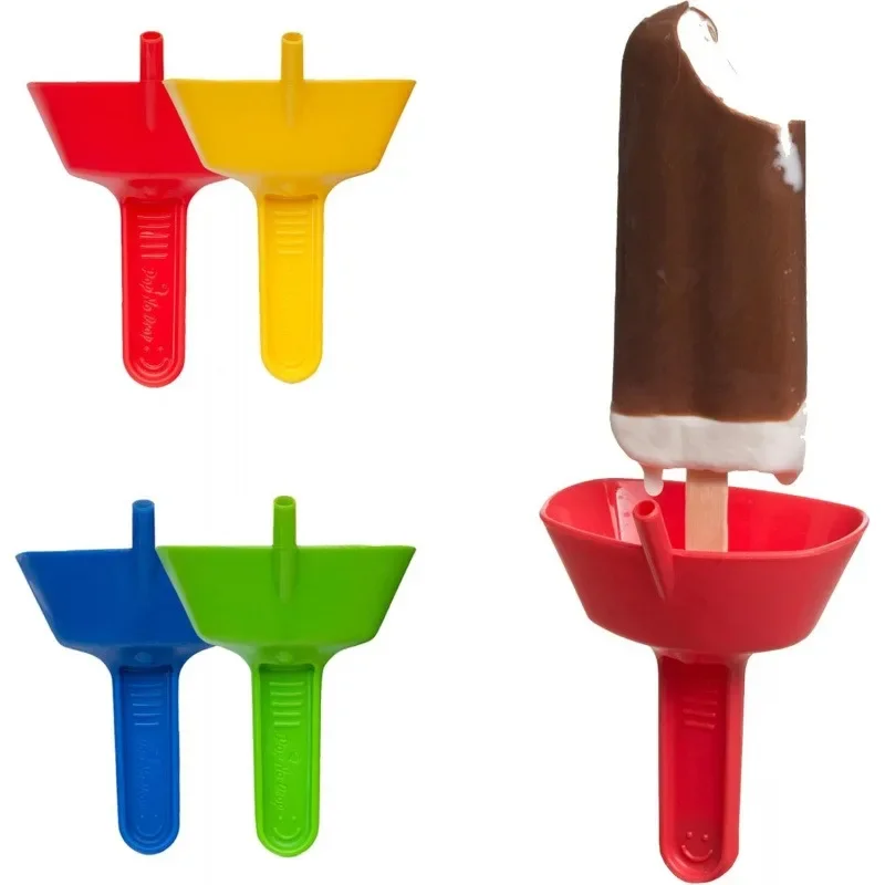 

Original Anti-drip Popsicle Storage Rack - BPA-free and dishwasher safe, straw-equipped mess-free popsicle holder, universal anti-drip popsicle stand for all ages, random single color