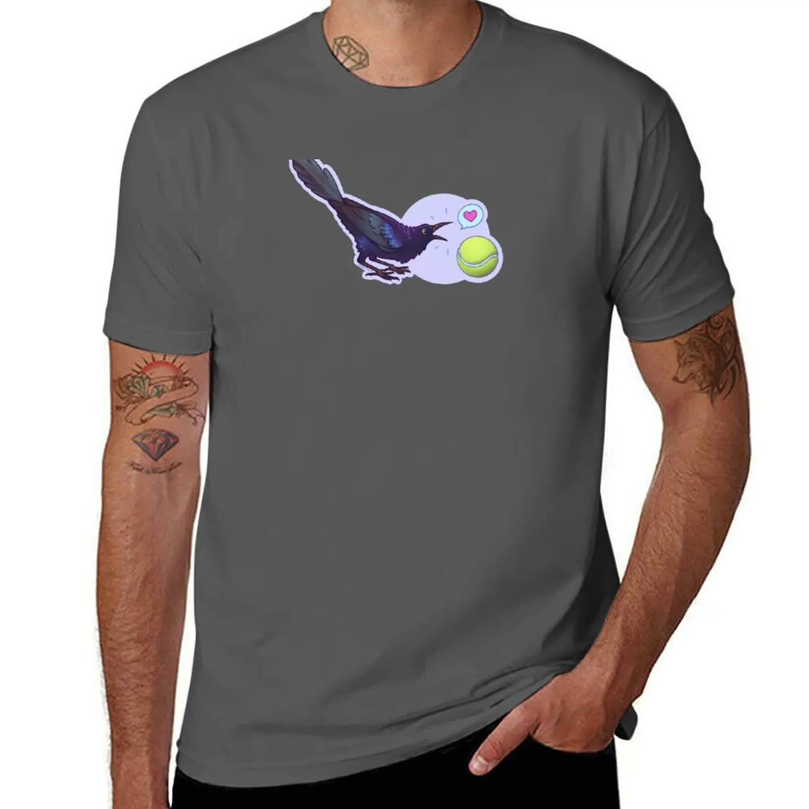 

Keep Austin Weird: Grackle Edition T-Shirt cotton t shirts man 100% man tshirt T-Shirt