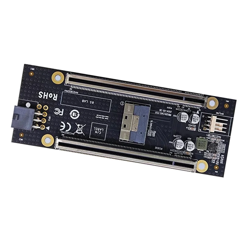 

Новая карта-адаптер Pcie4.0 к SFF-8654 8I Pcie4.0 X16 к SFF 8654 Нужна поддержка материнской платы, разделение X4 + X4