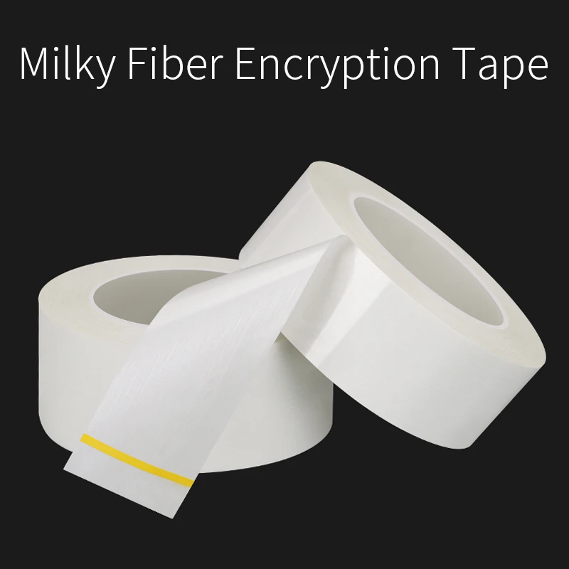 25/50m Mesh Fiber Tape Furniture Fixed Installation Sealing Packaging Enhanced Single-Sided Wear-Resistant High Viscosity
