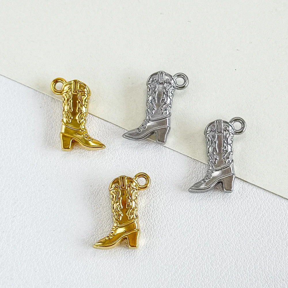 

Cordial Design 50Pcs 11*19MM DIY Stainless Steel Pendant/Boots Shape/Charms For Bracelet/Hand Made/Jewelry Accessories #195325