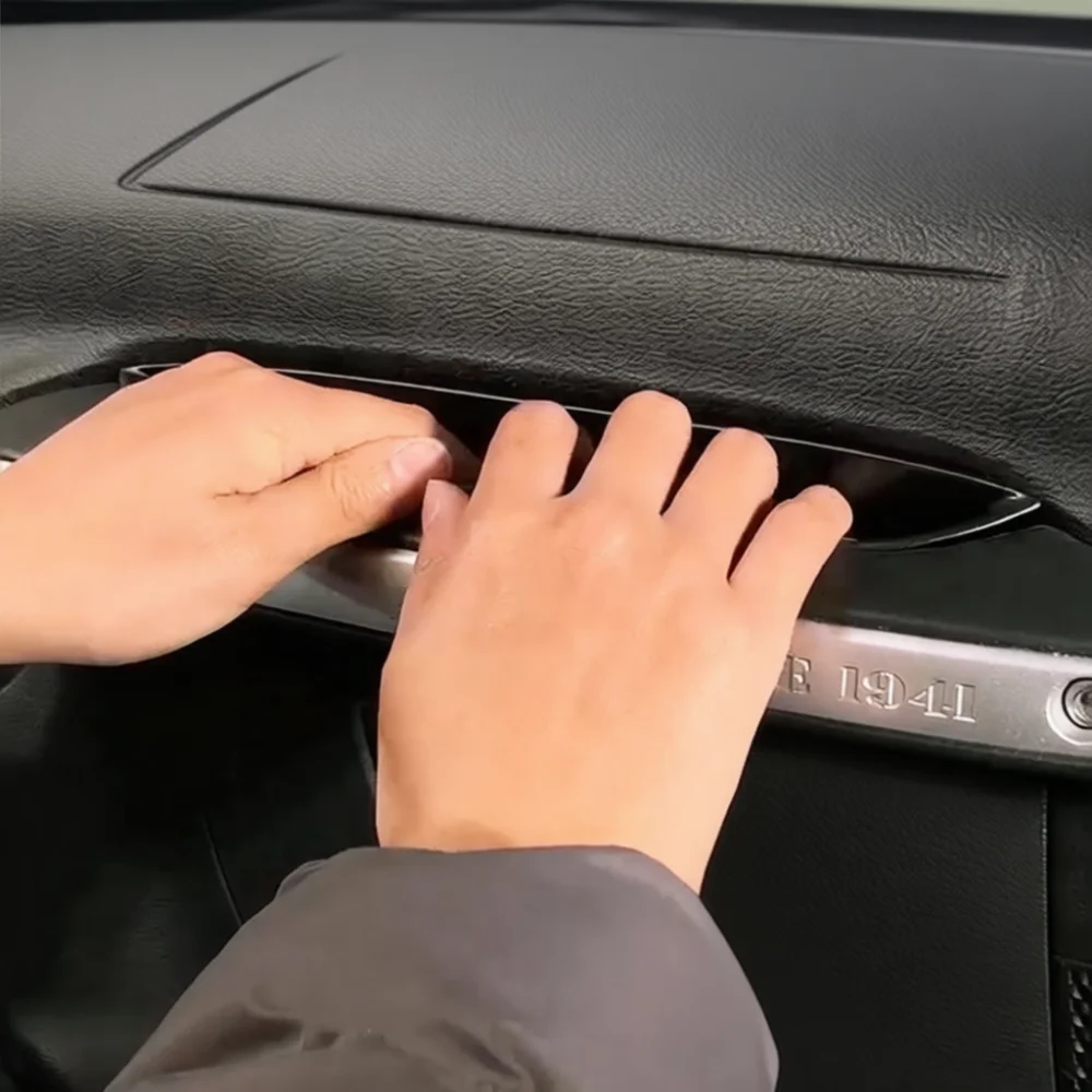 Black Storage Box Organizer For Jeep Wrangler JK JKU Interior Accessories Passenger Side Grab Handle Modification Parts