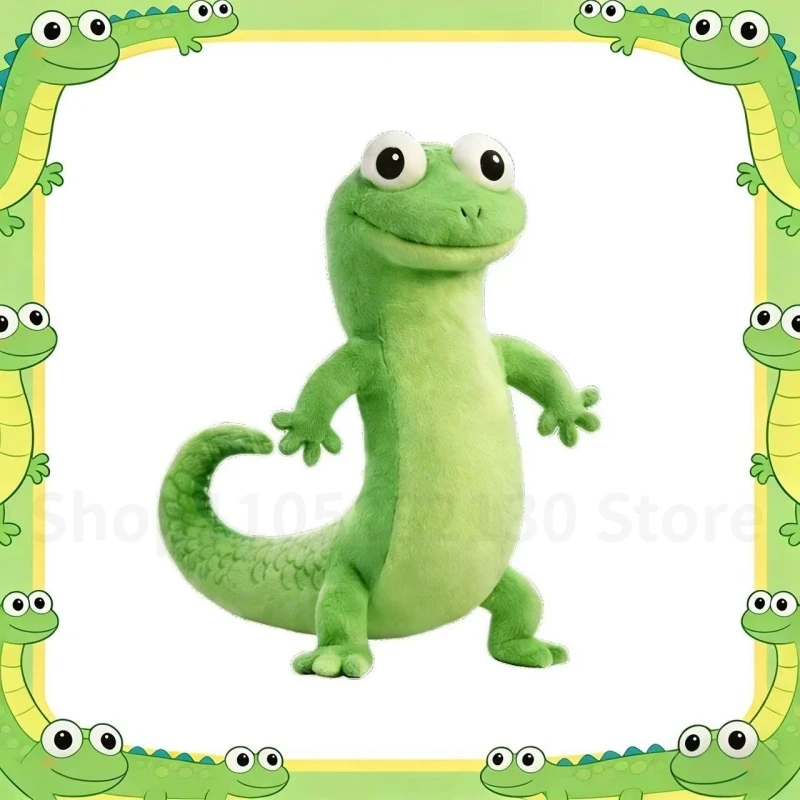 

25cm Cartoon Tom Lizard Plush Doll Anime Peripherals Lizard Tom Doll Toy Soft Stuffed Green Lizard Tom Plushie Toy Kids Gift