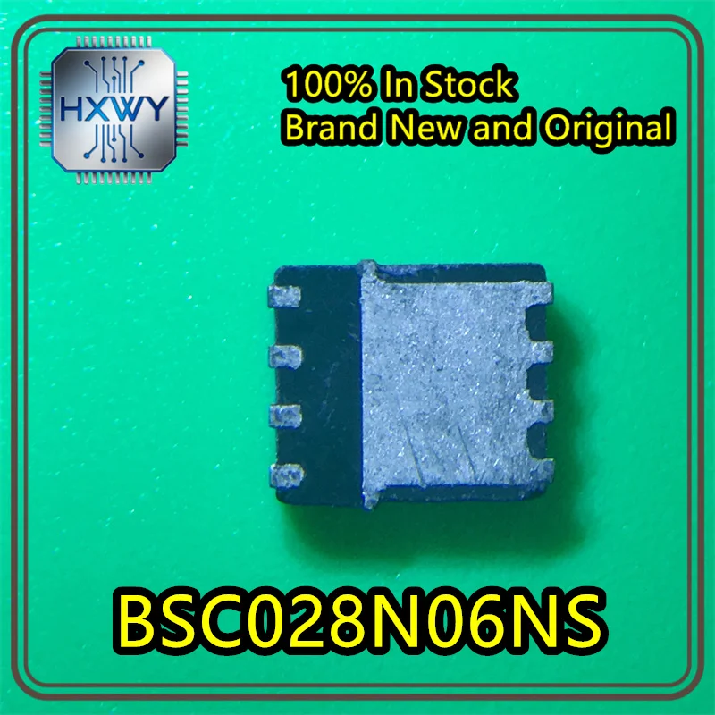 (10/50 pieces) Original Authentic BSC028N06NS TDSON-8 60V 100A N-channel SMD MOSFET In Stock Electronic Equipment