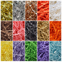 100g Colorful Shredded Crinkle Lafite Paper Raffia Filler DIY Wedding Party Gift Box Candy Material Packaging Filler