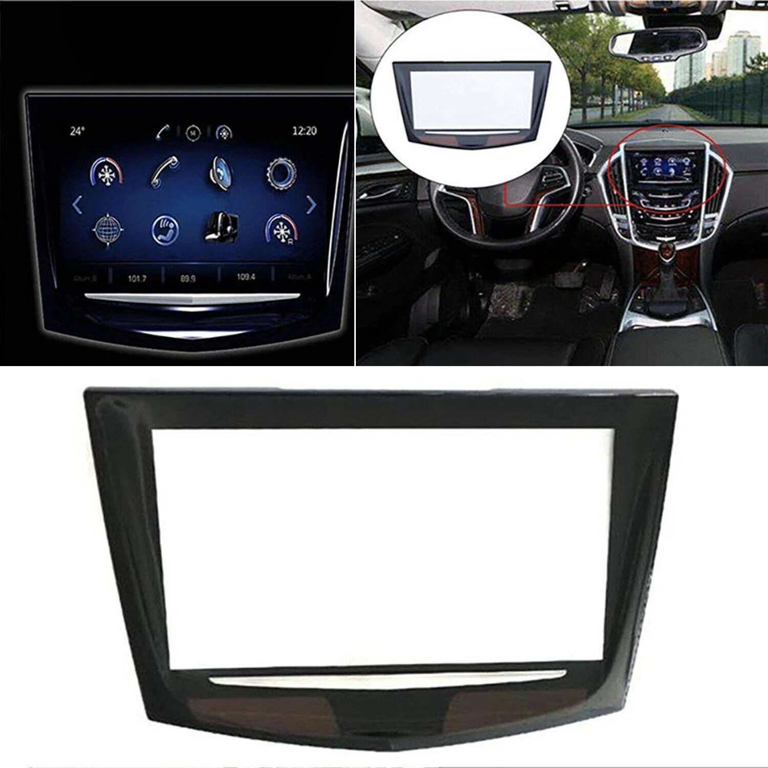 1 pantalla táctil + herramienta para Cadillac ATS CTS SRX XTS CUE 2013-2017 22935061 23243166 20867045 22912608 22980207