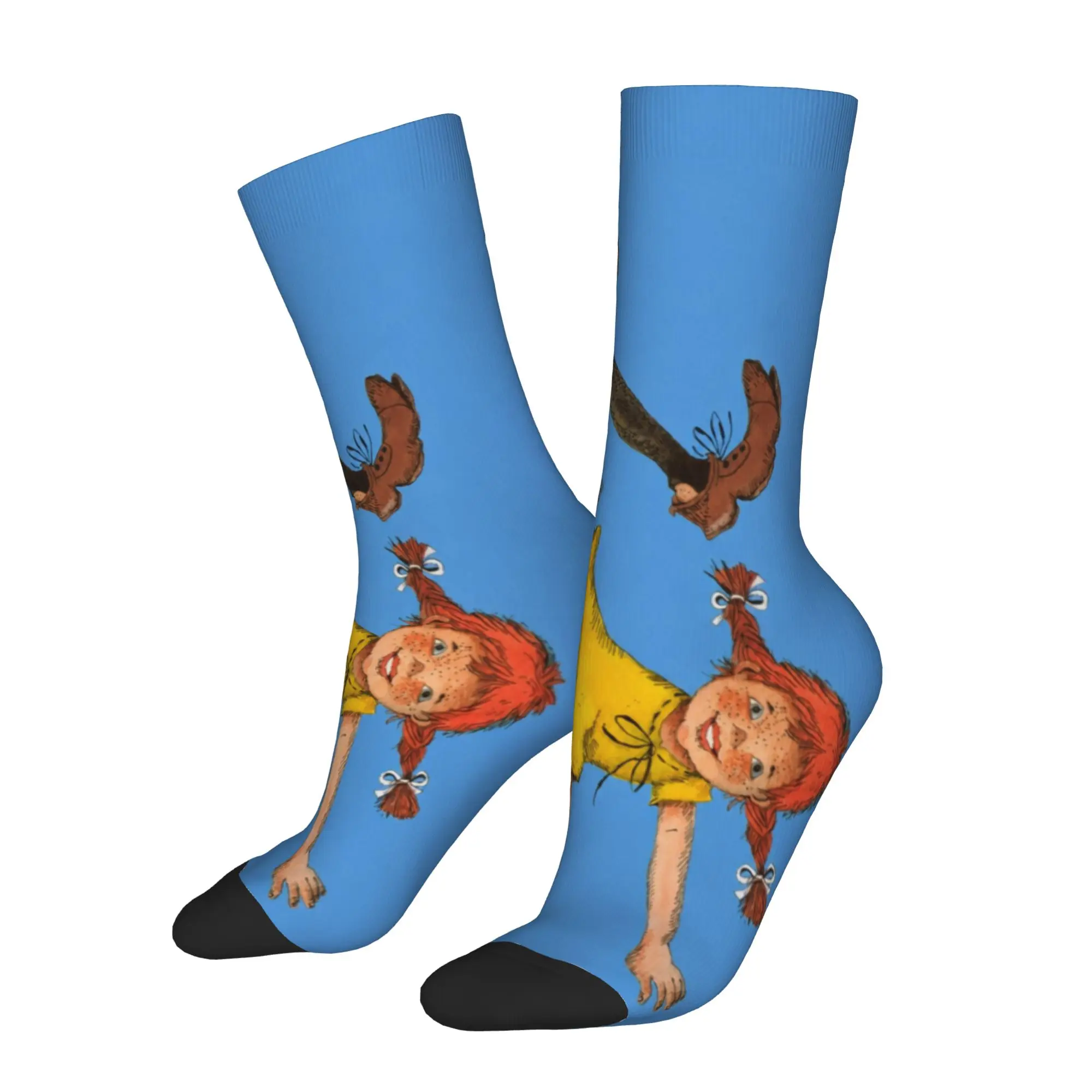 Pippis girl Accessories Men Women Socks Cozy  Graphic Crew Socks Soft Small Gifts