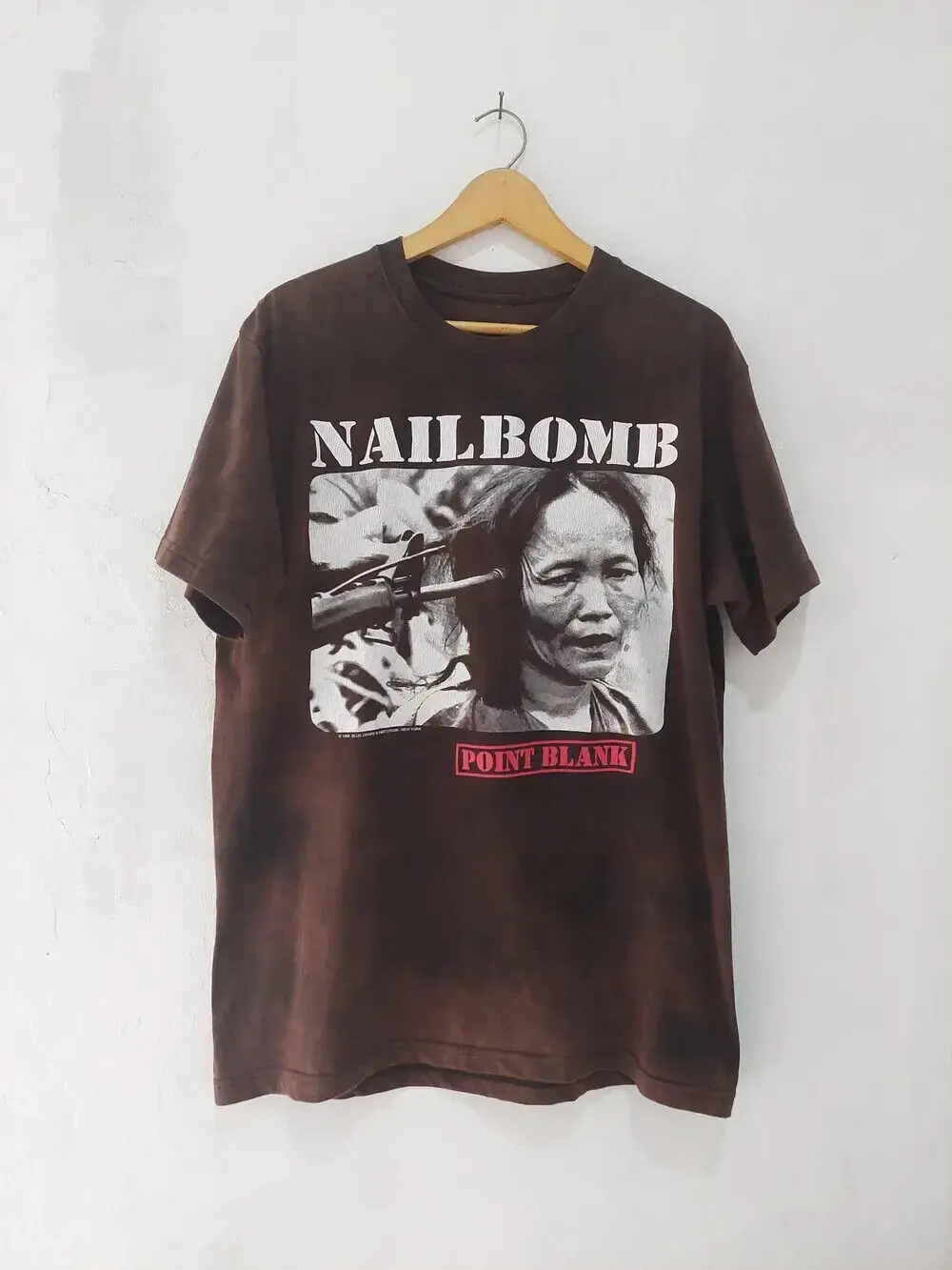 Nailbomb Point Blank Band T Shirt Sepultura Metallica Slayer Cradle Of Filth