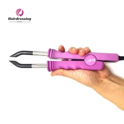 618H Professional constant temperature Hair Extension Loof Fusion Iron Heat Connector Wand Iron Melting Tool+EU/AU/US/UK plug