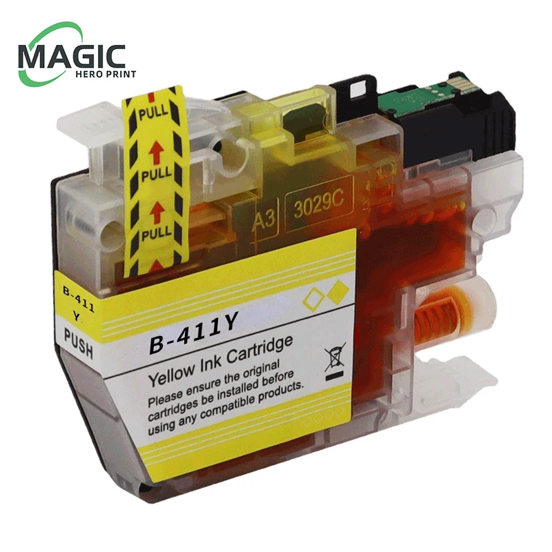 NEW Compatible for Brother LC411 ink cartridge DCP-J526N DCP-J1800N printer ink