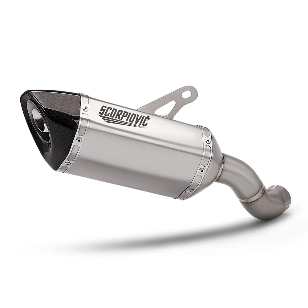 

For Z900 2017-2025 Silp on Motorcycle Titanium alloy Exhaust Muffler Pipe Escape Moto With DB Killer Z900 Exhaust Muffler