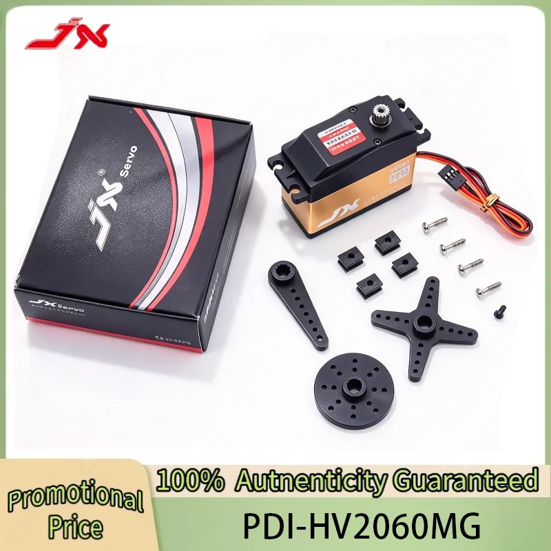 JX Rc Servo PDI-HV2060MG 60KG High Torque 180/360 Digital Servo For RC Model Helicopter Parts 1/5 Rc Car Helicopter