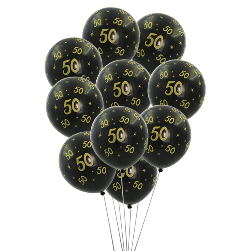 1 zak Gelukkig 18e 30e 40e 50e 60e Verjaardagsfeestje Latex Ballon Mannen Vrouwen volwassen Verjaardagsfeestje Accessoires Decoraties benodigdheden