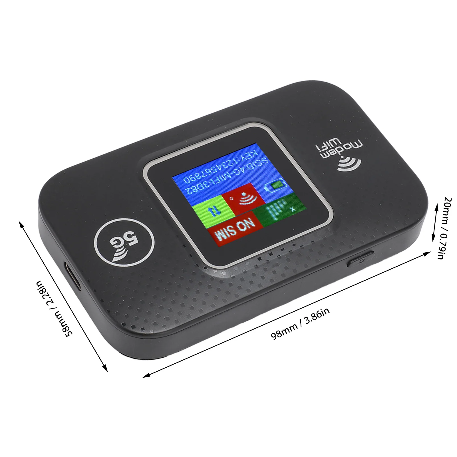 4G LTE Mobile WiFi Hotspot Color Screen 150Mbps Wireless Internet Router Devices Portable WiFi Router for European