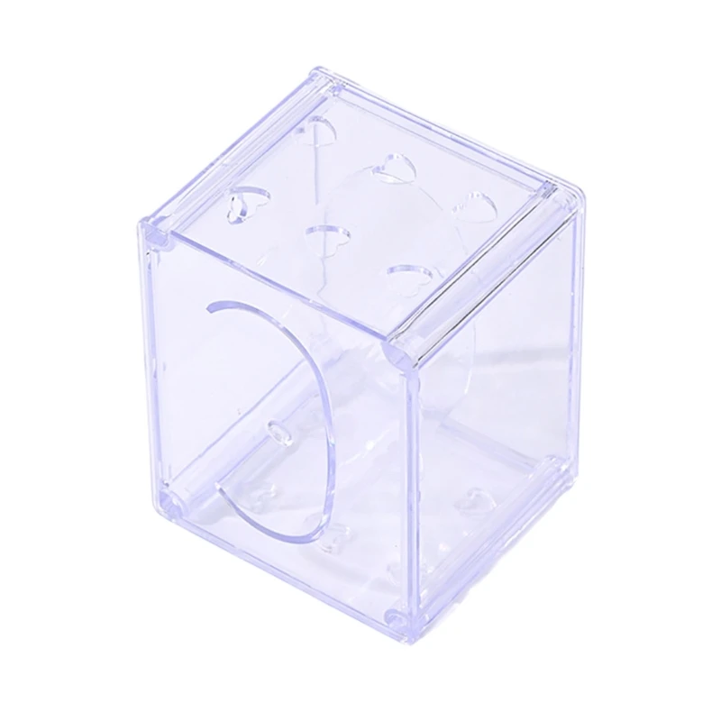 Transparent Watch Storage Box for Home and Commercial Display Acrylic Wristwatch Timepieces Protective Case 97QE