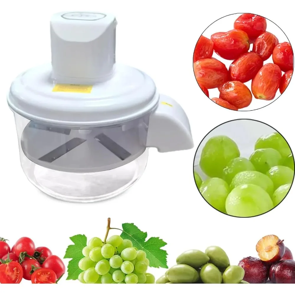 

1 Piece Fruit Peeler, Electric Grape Peeler, Stainless Steel Vegetable Peeler, Rechargeable Fruit Peeler, White, Kitchen Tool.