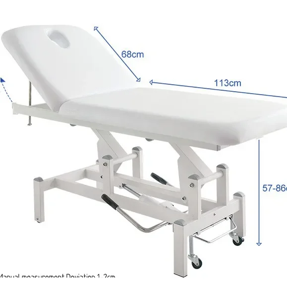 Hydraulic gynecological examination bed, beauty spa liftable  moxibustion