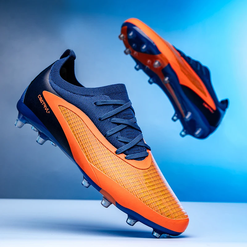 New Men Professional Unisex Soccer Shoes Sport Ultra-light Football Boots Cleats Grass Non-slip Training Match FG/TF