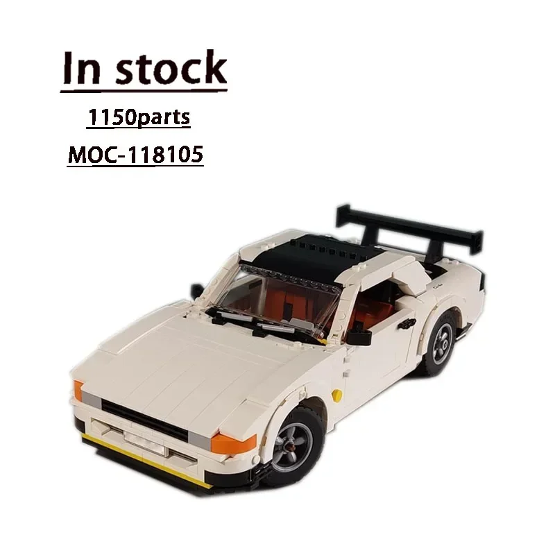 

MOC-118105 White New Classic GT Supercar Building Block Model 1150Parts MOC Creative Children's Birthday Building Block Toy Gift